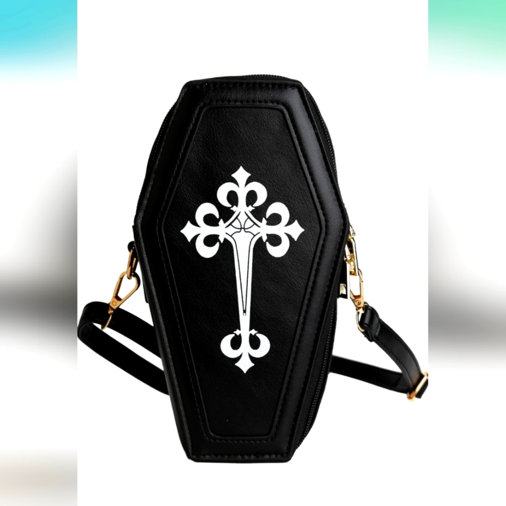Cross coffin bag